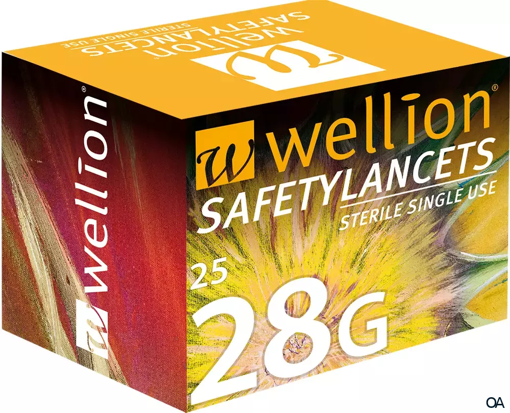 Wellion® SafetyLancets - 28G Einmalsicherheitslanzetten