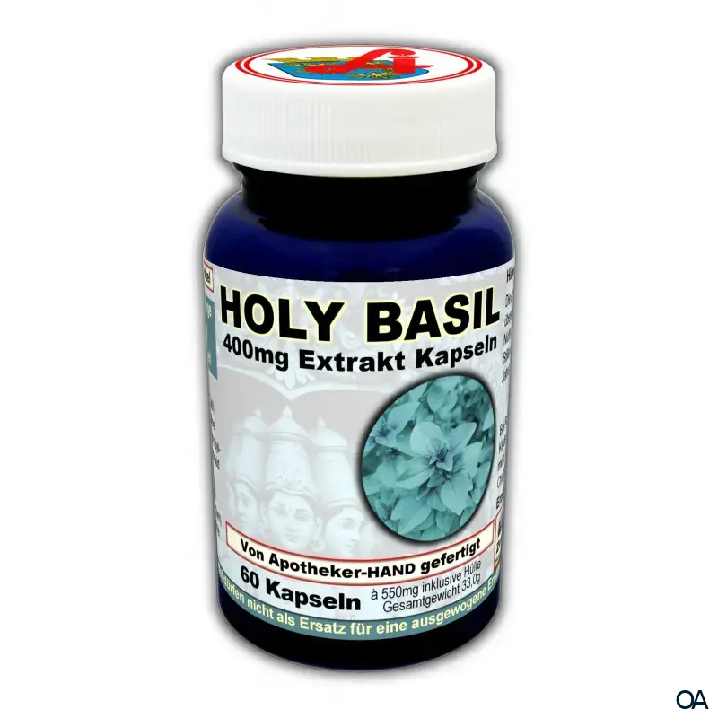 Holy Basil 400 mg Extrakt Kapseln