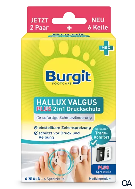 Burgit Footcare Hallux-Valgus Plus 2in1 Druckschutz