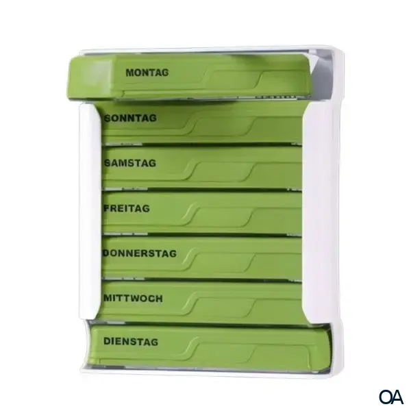 APOfit Wochendispenser 7 Dosierer Planer grün