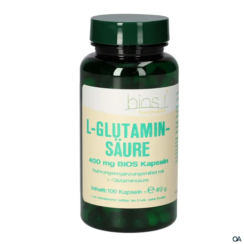 Bios L-Glutaminsäure 400 mg Kapseln