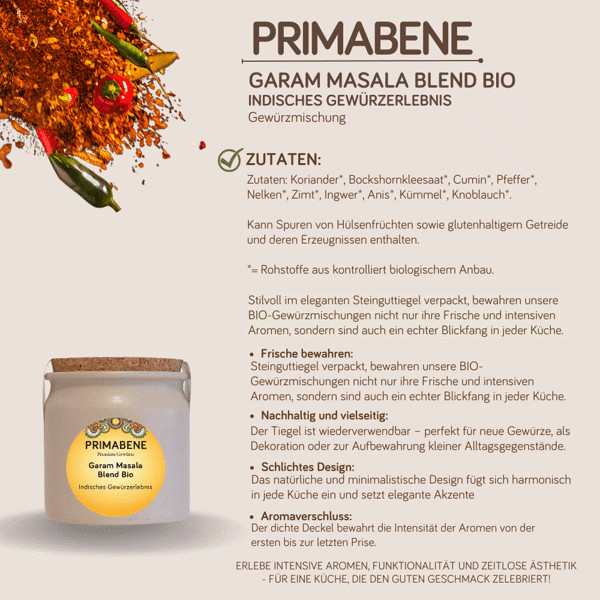 Garam Masala Bio Gewürzmischung