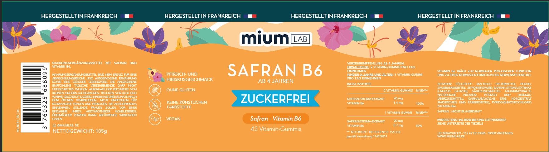 miumLAB SAFRAN miumLAB SAFRAN