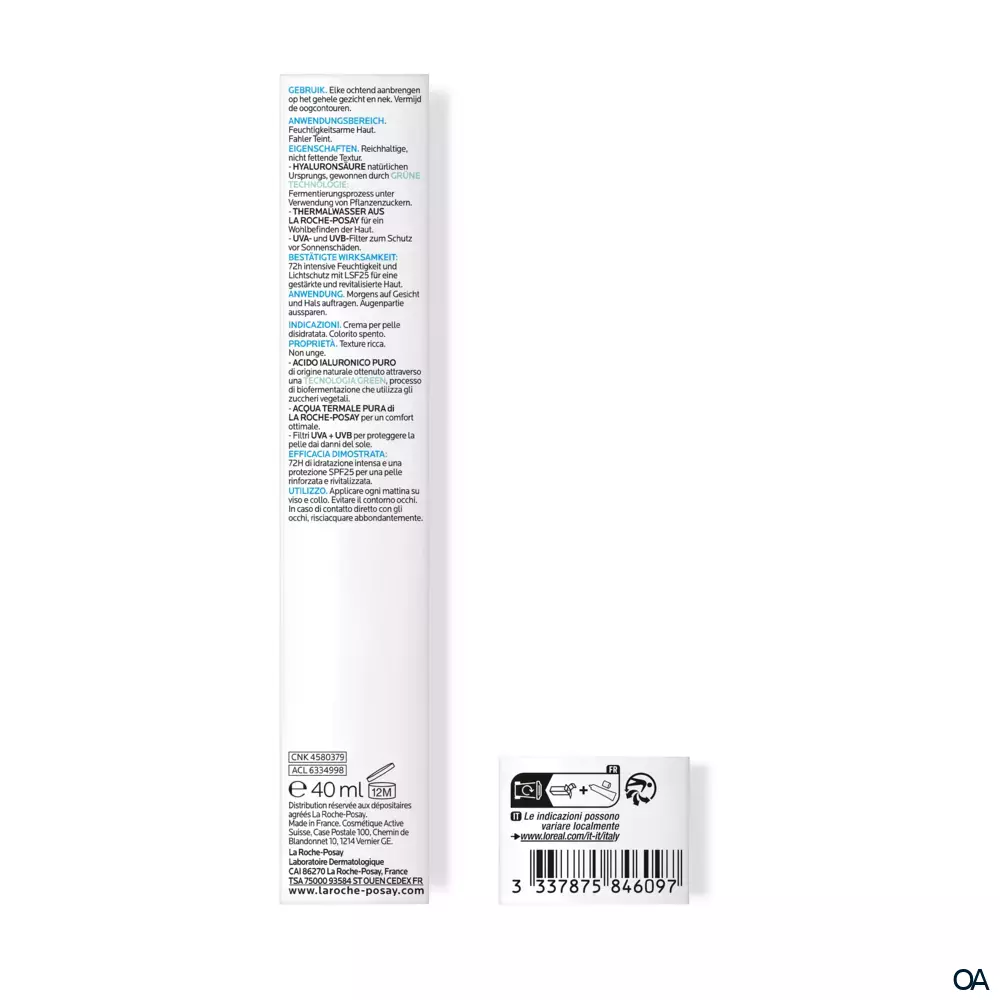 La Roche Posay Hydraphase HA UV SPF25 Reichhaltig Tagescreme