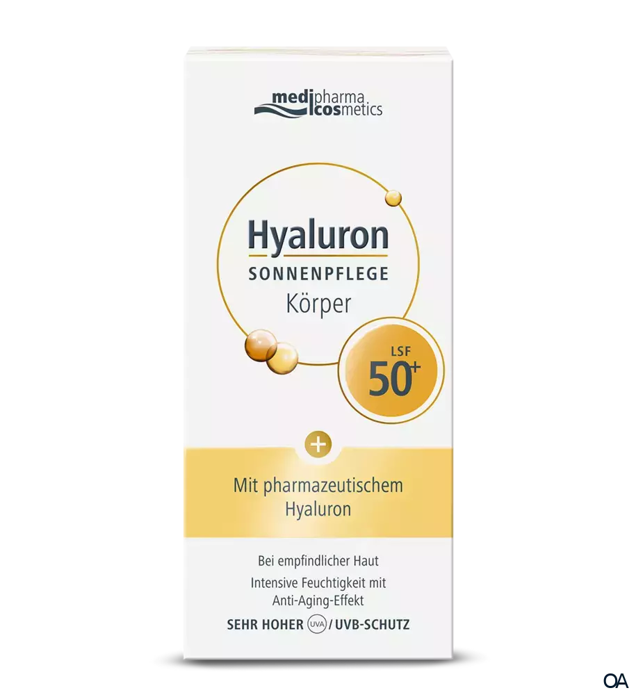 medipharma cosmetics Hyaluron Sonnenpflege Körper LSF 50+