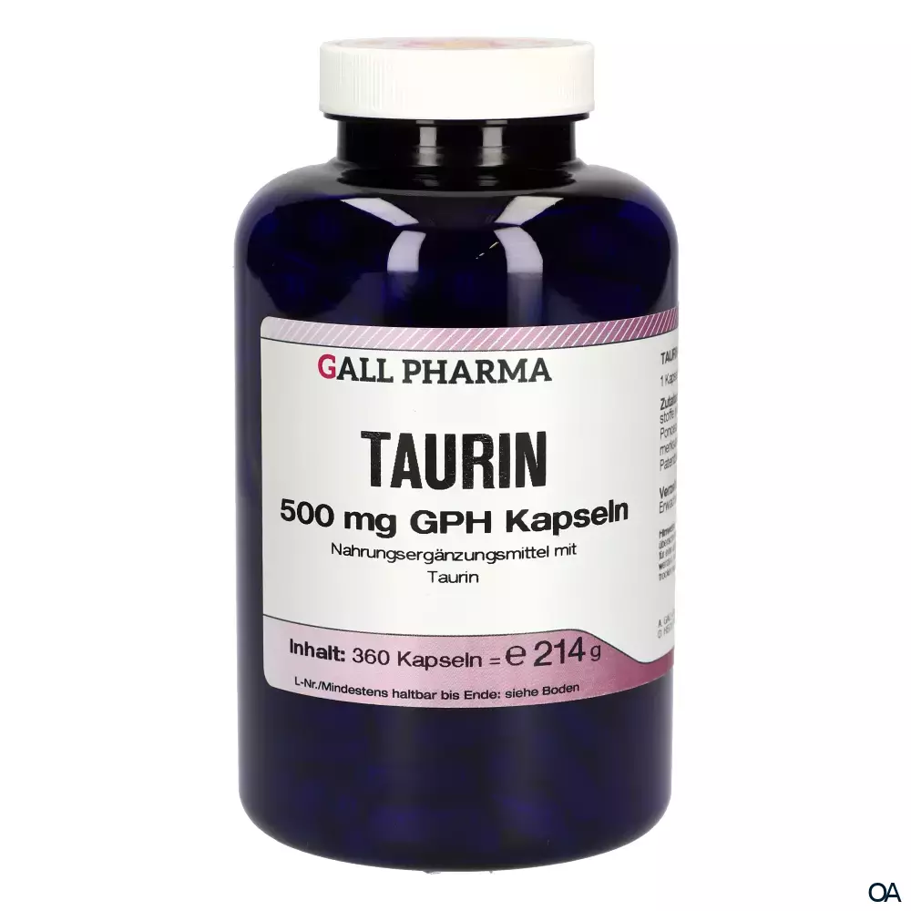 Gall Pharma Taurin 500 mg Kapseln
