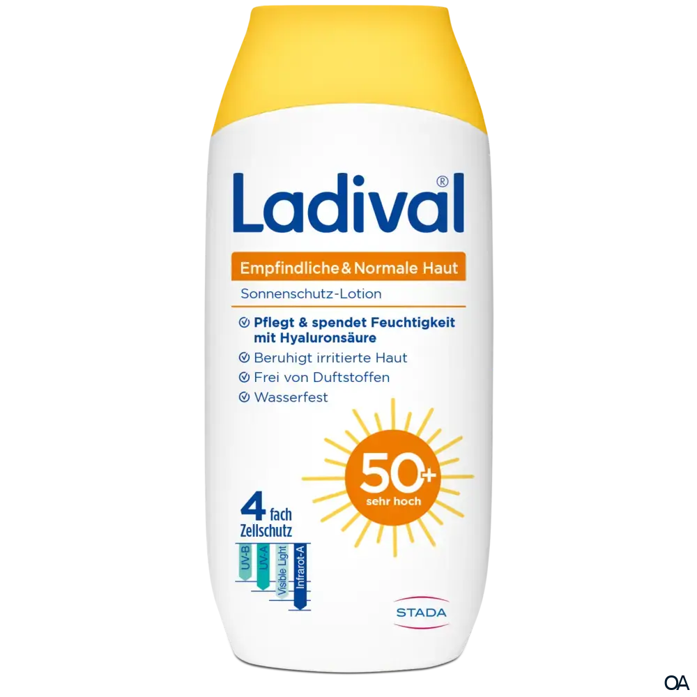 Ladival® Empfindliche & Normale Haut Sonnenschutz-Lotion LSF 50 +