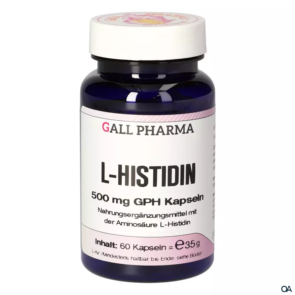 Gall Pharma L-Histidin 500 mg Kapseln Gall Pharma L-Histidin 500 mg Kapseln