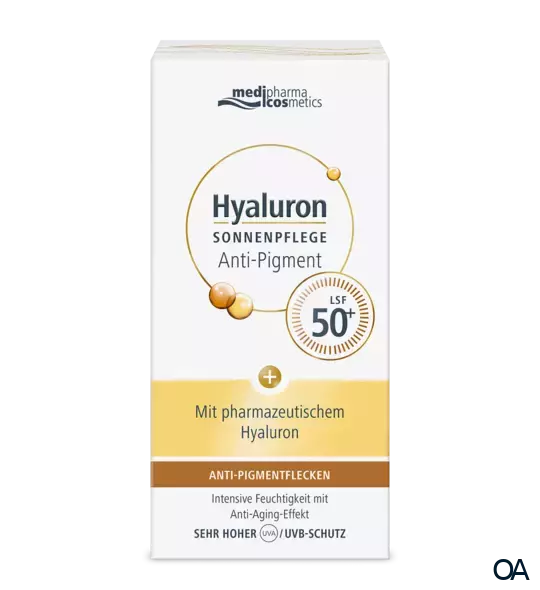 medipharma cosmetics Hyaluron Sonnenpflege Anti-Pigment LSF 50+