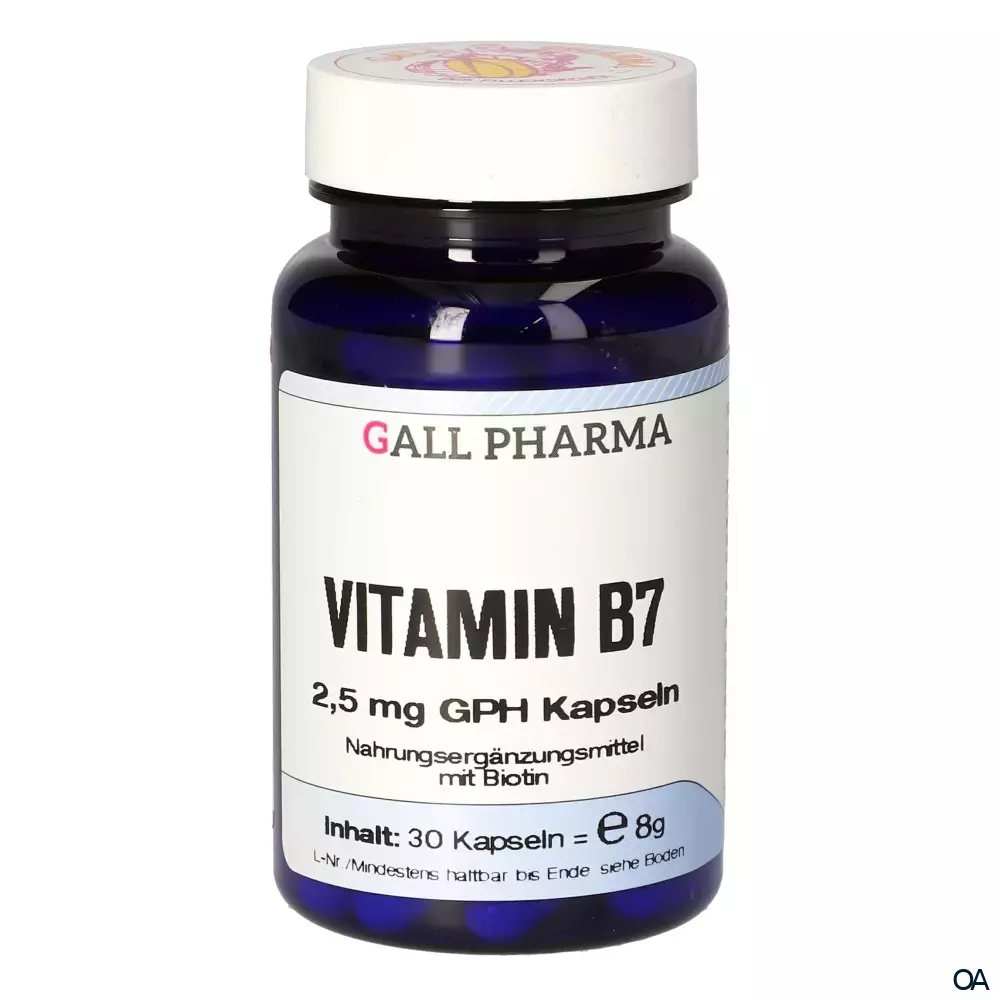 Gall Pharma Vitamin B7 2,5 mg Kapseln
