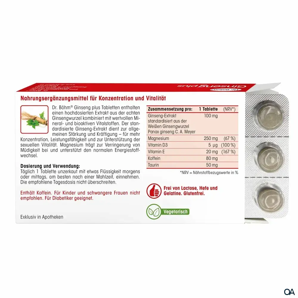 Dr. Böhm® Ginseng plus Tabletten