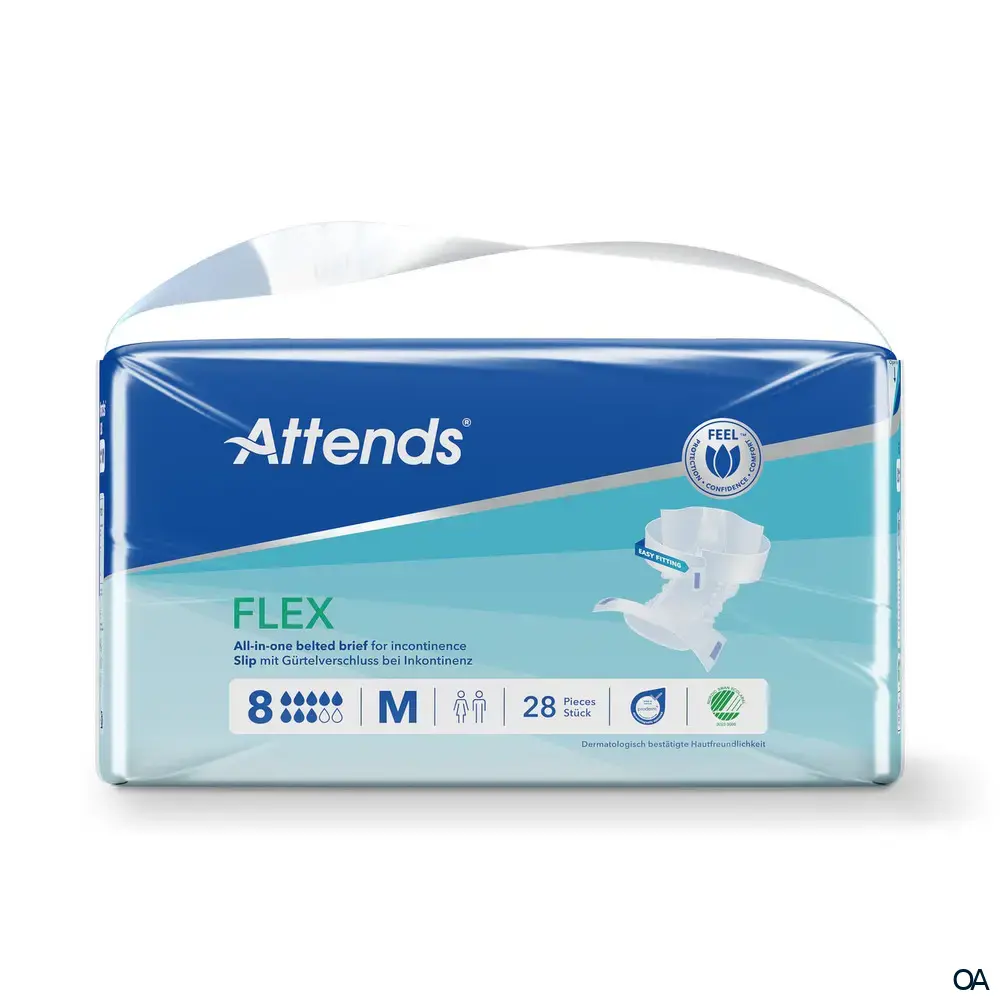 Attends Flex 8 M Slips mit Gürtelverschluss bei Inkontinenz
