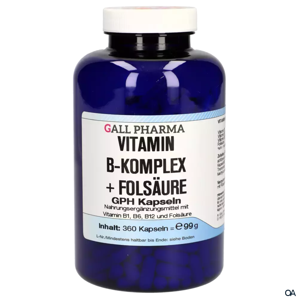 Gall Pharma Vitamin B Komplex + Folsäure Kapseln