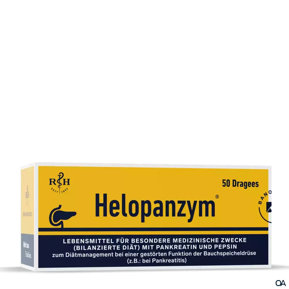 Helopanzym Dragees