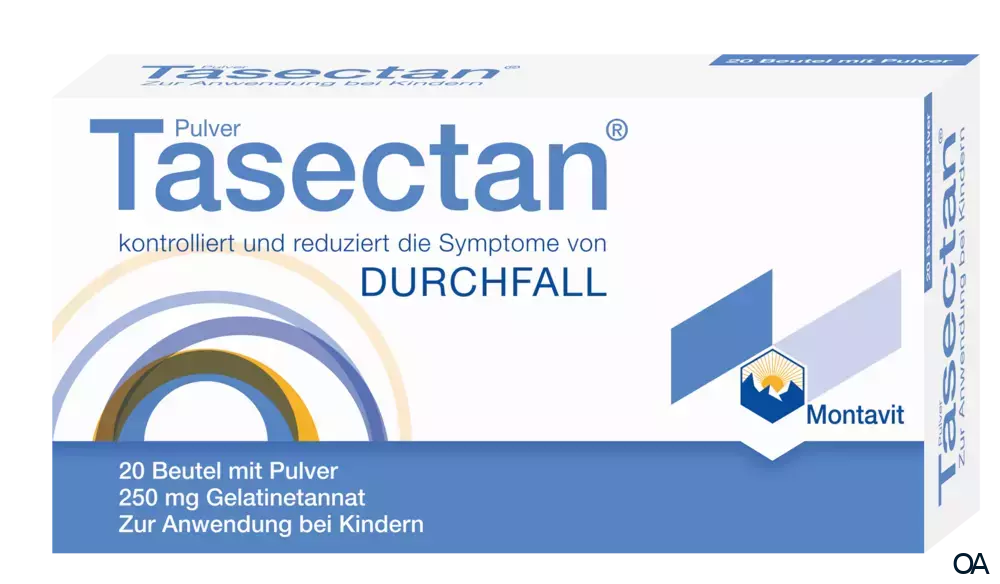 Tasectan 250 mg Pulver zur Anwendung bei Kindern