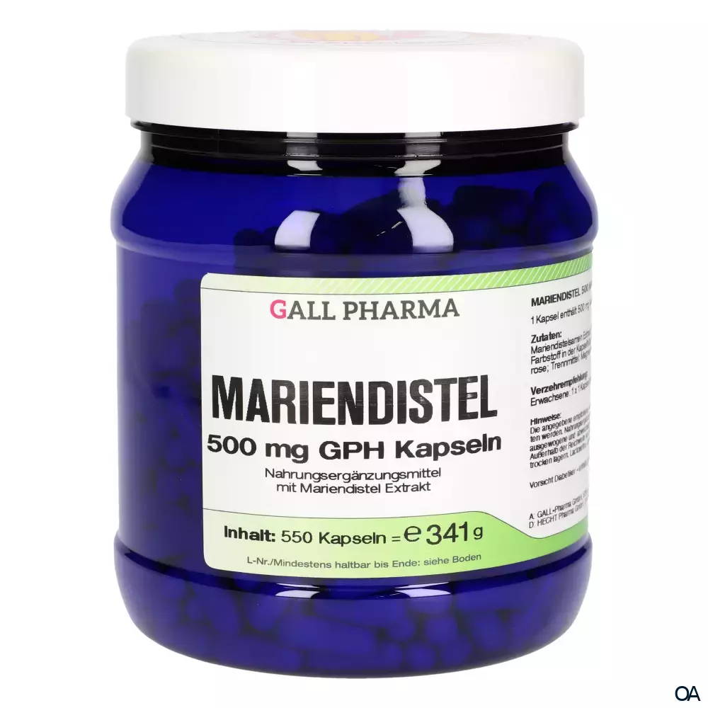 Gall Pharma Mariendistel 500 mg Kapseln