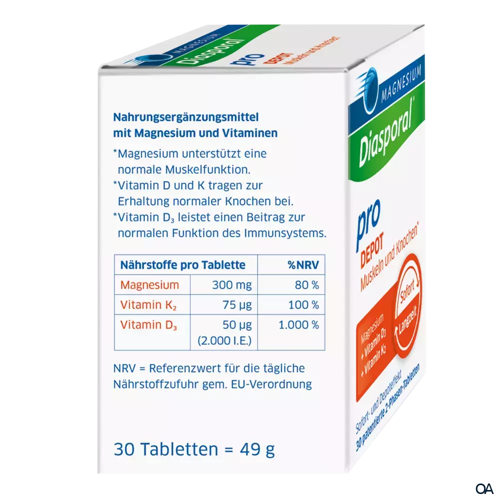 Magnesium Diasporal® Pro DEPOT Muskeln und Knochen* Tabletten
