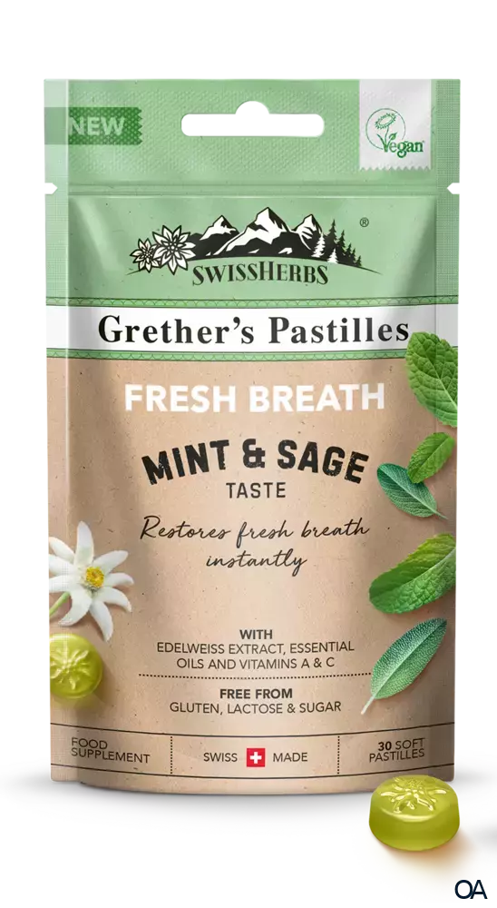 Grether’s Swiss Herbs Pastilles Fresh Breath zuckerfrei