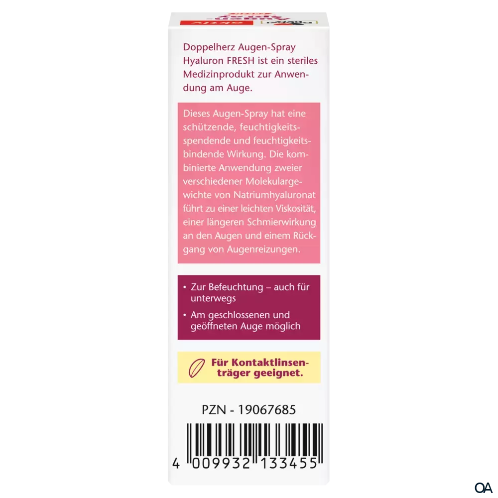 Doppelherz aktiv Augen-Spray Hyaluron FRESH