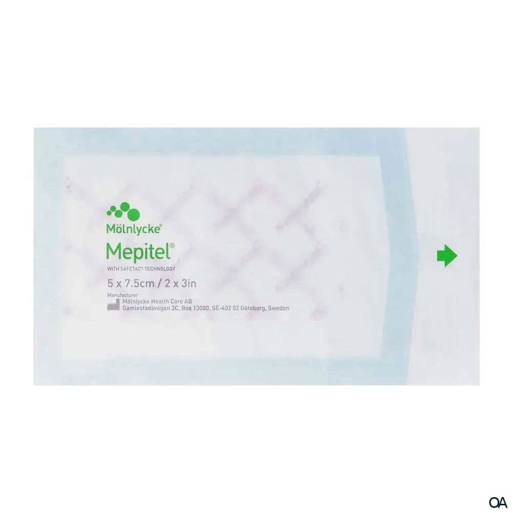 Mölnlycke® Mepitel® Wunddistanzgitter steril, 5 x 7,5 cm