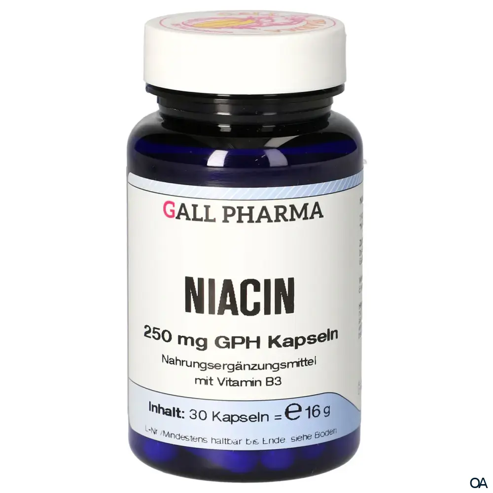Gall Pharma Niacin 250 mg Kapseln