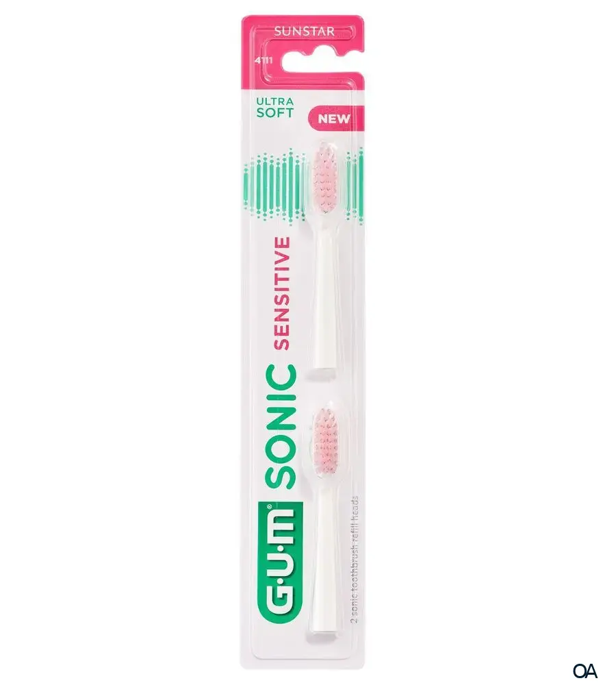 GUM® SONIC SENSITIVE Ersatzbürstenköpfe