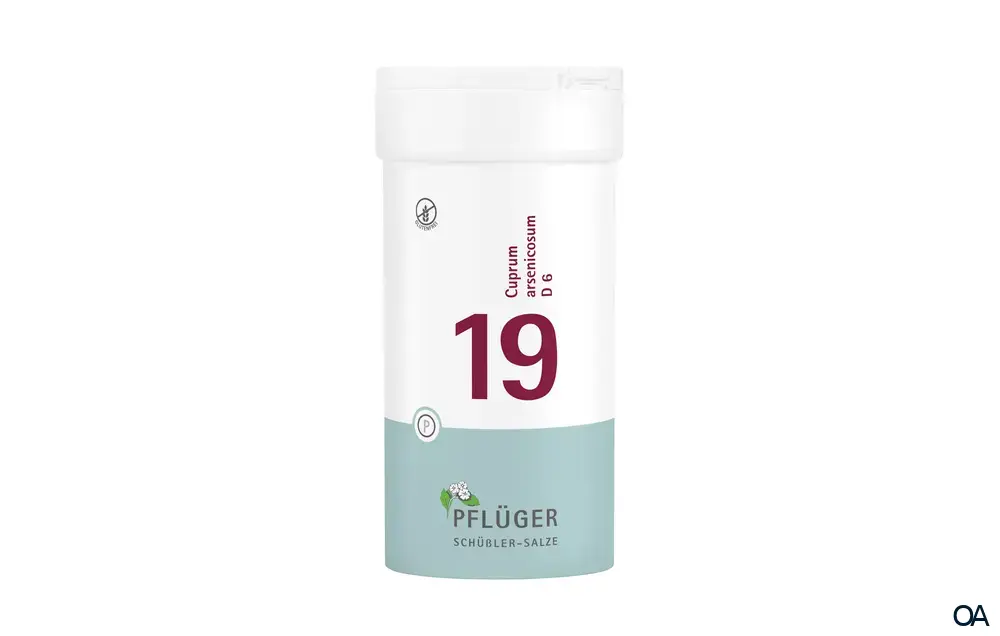 BIOCHEMIE PFLÜGER® Nr. 19 Cuprum arsenicosum D6 Tabletten