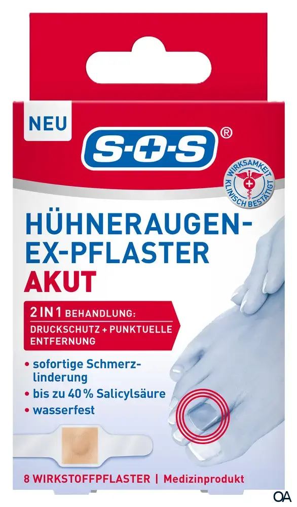 SOS® Hühneraugen-Ex-Pflaster AKUT