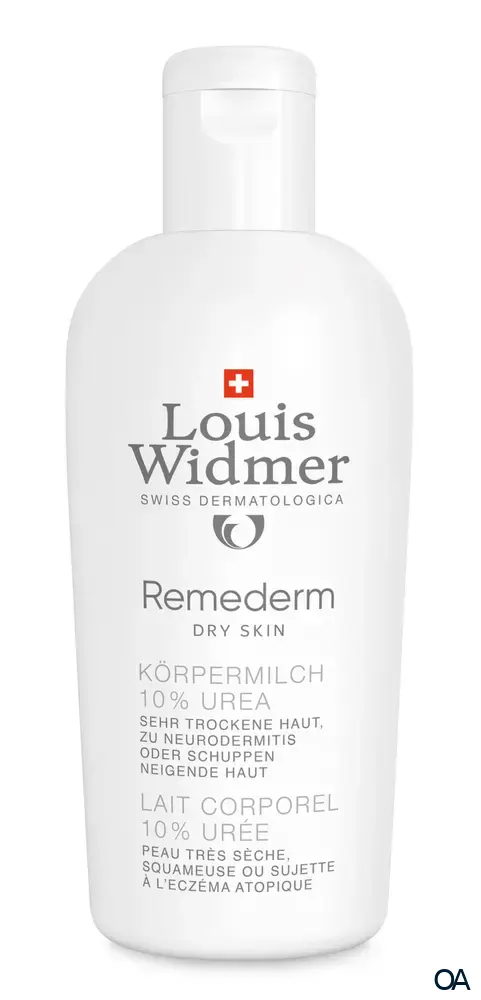 Louis Widmer Remederm Dry Skin Körpermilch 10 % Urea - ohne Parfum