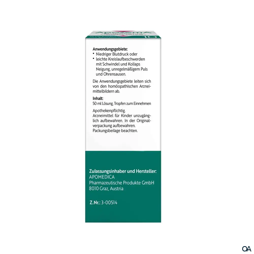 Apozema® Blutniederdruck Kalium carbonicum complex Nr. 11 Tropfen zum Einnehmen