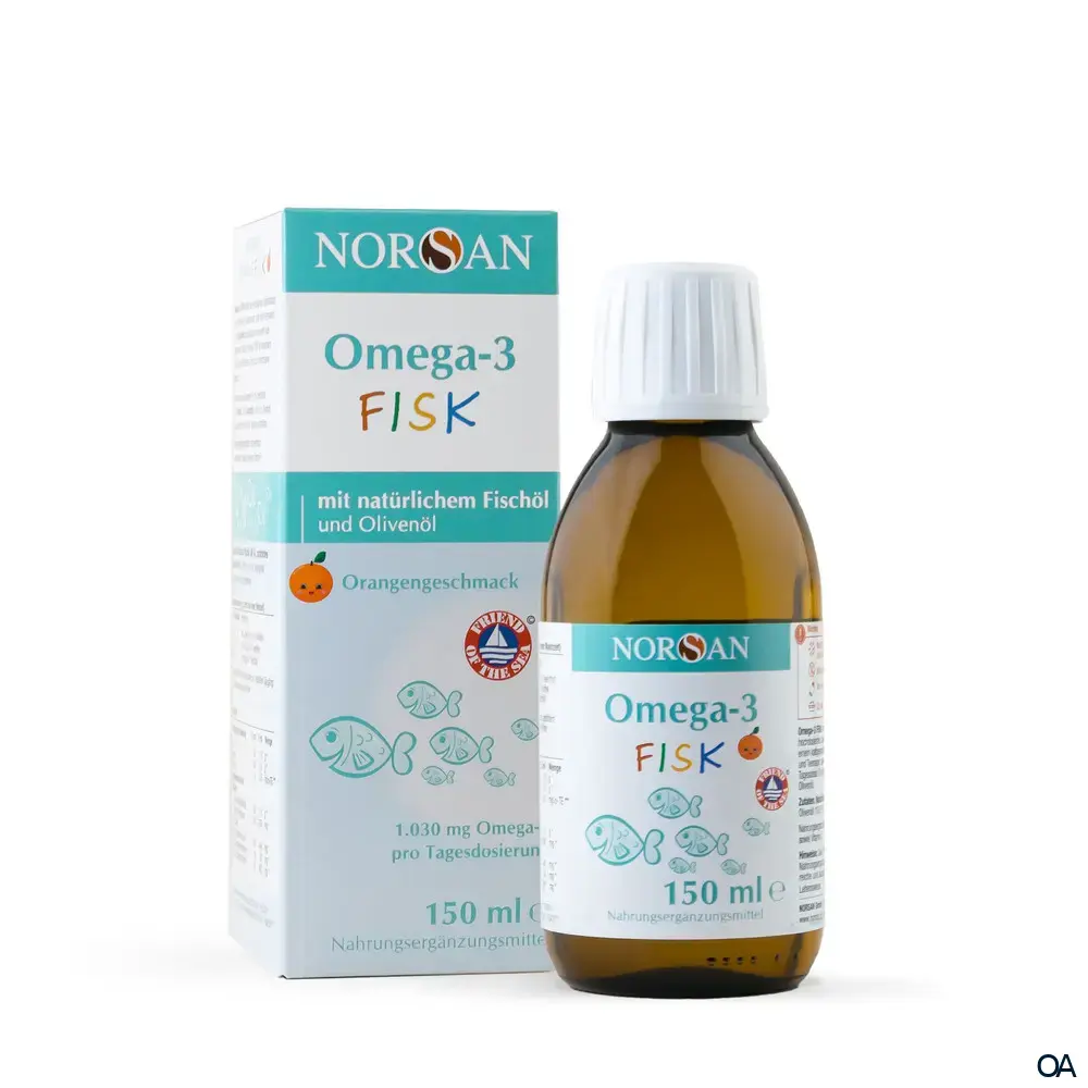 Norsan Omega-3 FISK Fischöl - Orangengeschmack