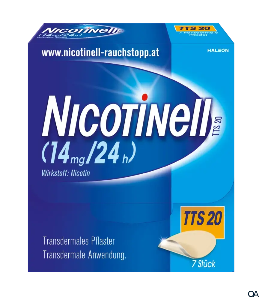 Nicotinell® TTS 20 (14 mg/24 h) transdermale Pflaster