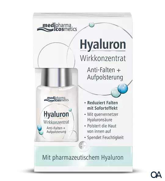 medipharma cosmetics Hyaluron Wirkkonzentrat Anti-Falten + Aufpolsterung Serum