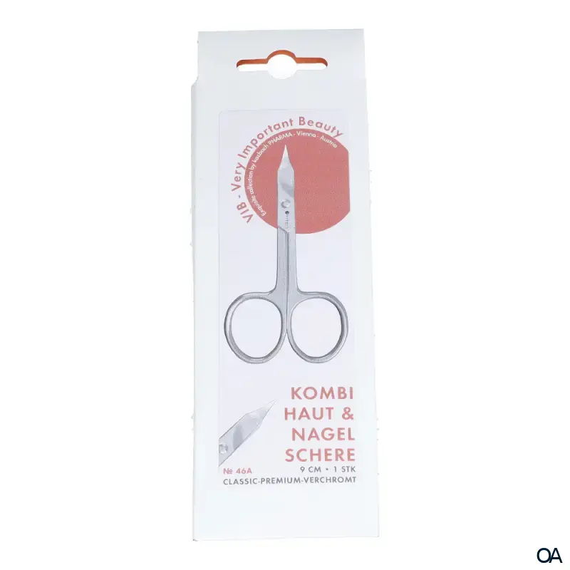 Kozbach Pharma 46A Nagelschere Manicurespitze, Mikroverzahnung, verchromt