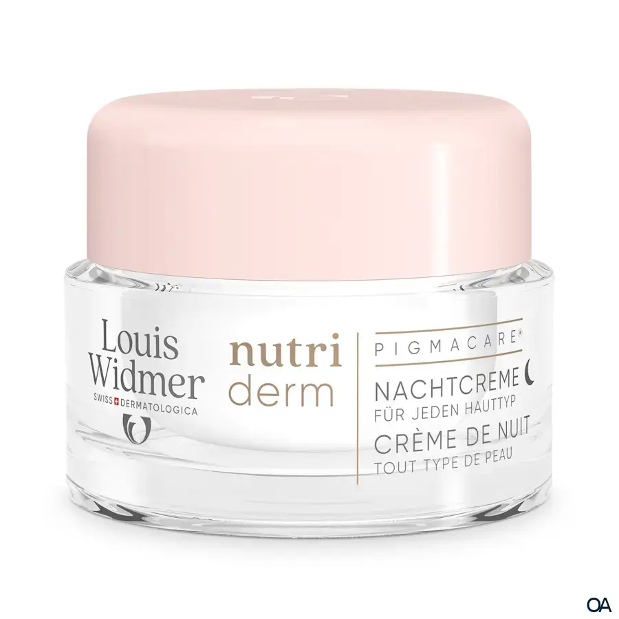 Louis Widmer nutriderm Pigmacare® Nachtcreme - ohne Parfum