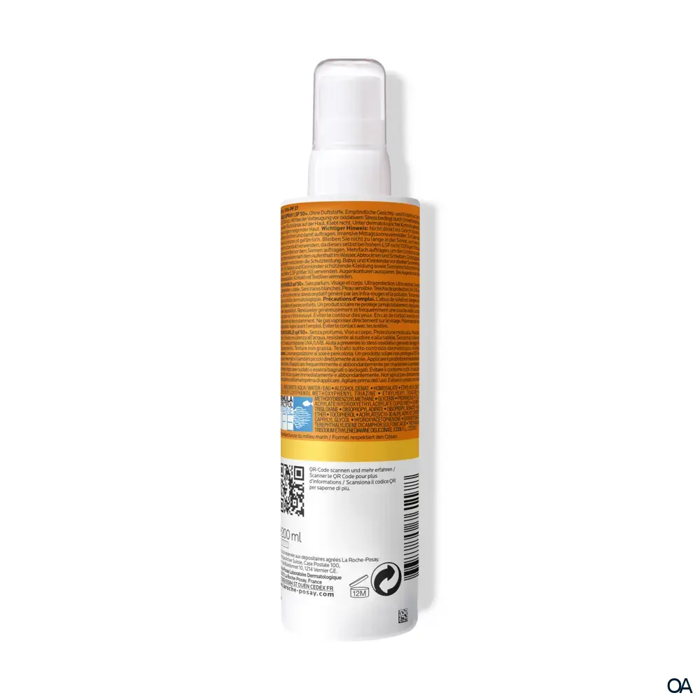 La Roche-Posay Anthelios Invisible Spray Ohne Parfum LSF 50+