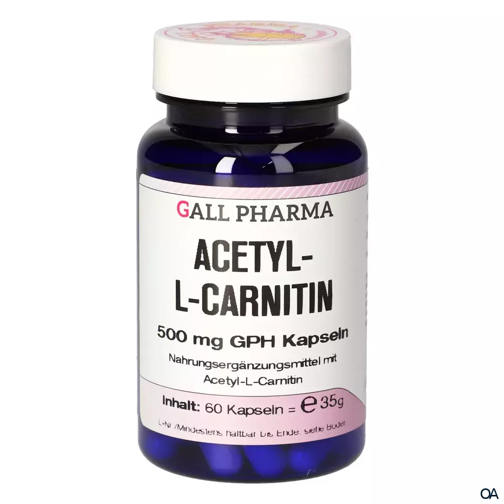 Gall Pharma Acetyl-L-Carnitin 500 mg Kapseln
