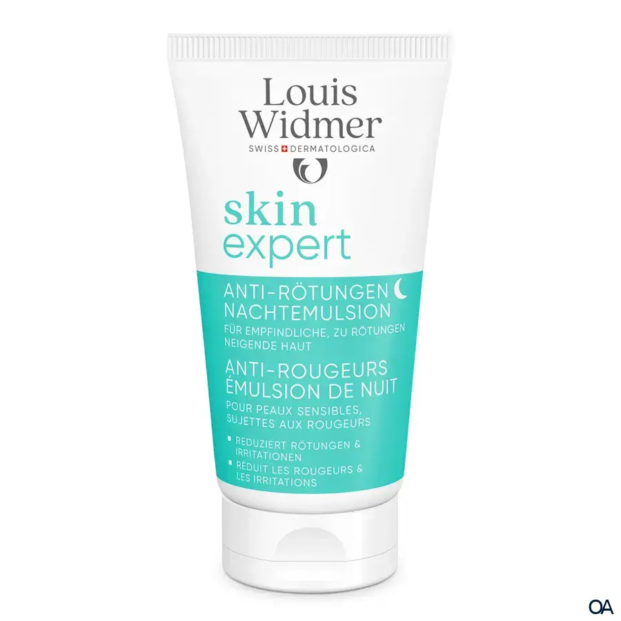 Louis Widmer skinexpert Anti-Rötungen Nachtemulsion - ohne Parfum