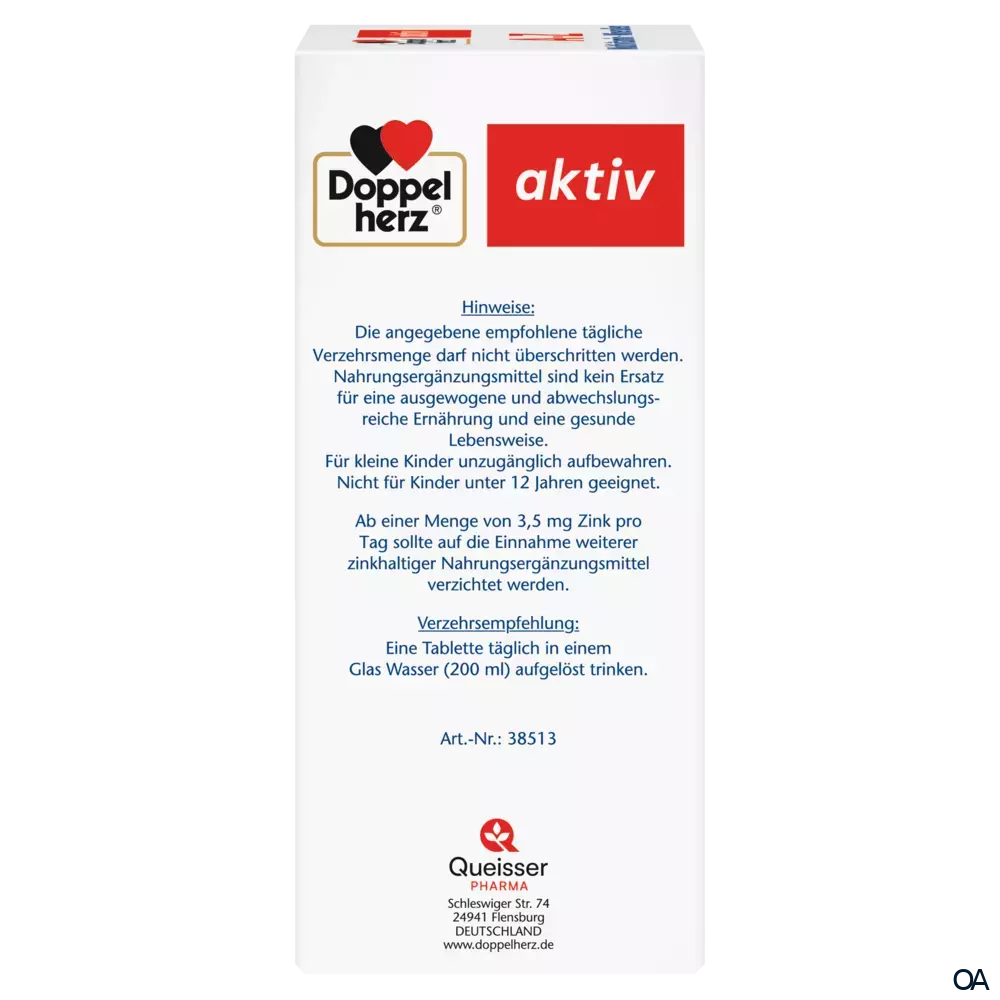 Doppelherz aktiv A-Z Brausetabletten Multivitamin + Mineralien, 6 x 15 Stück