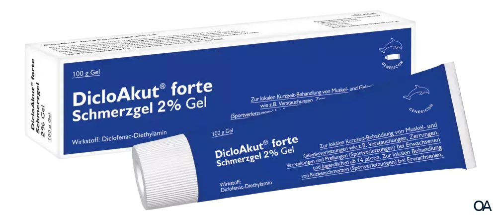 DicloAkut® forte Schmerzgel 2 % Gel