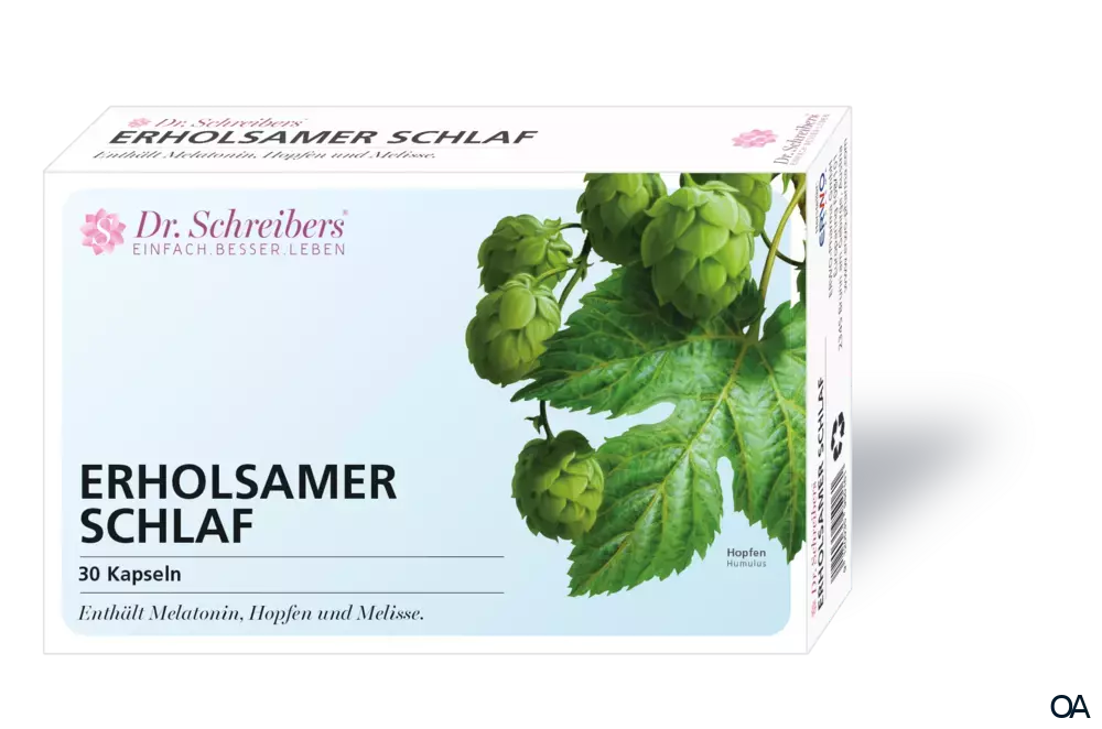 Dr. Schreibers Erholsamer Schlaf Kapseln