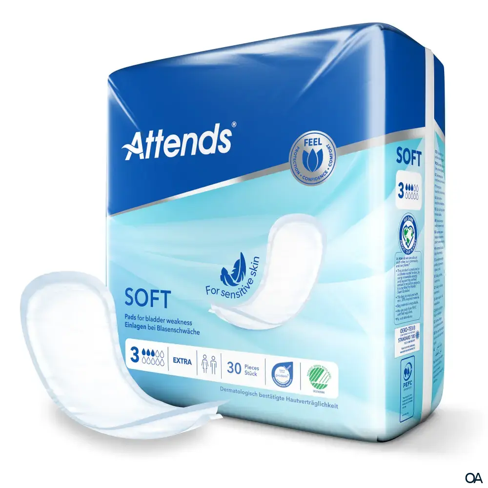 Attends Soft 3 Extra Einlagen bei Harninkontinenz