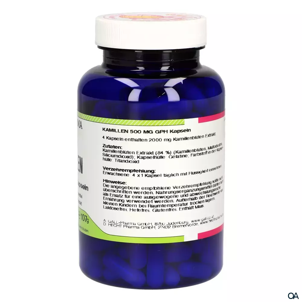 Gall Pharma Kamille 500 mg Kapseln