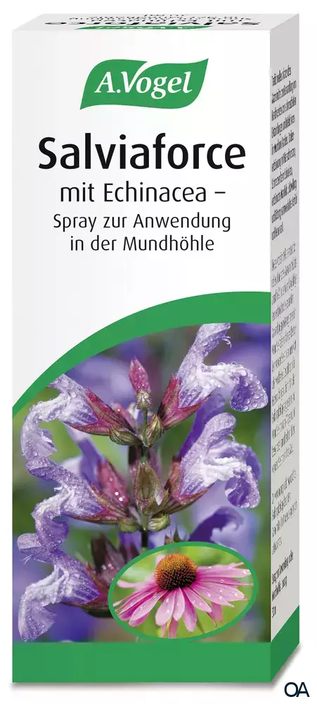 A.Vogel Salviaforce mit Echinacea Spray zur Anwendung in der Mundhöhle, Lösung