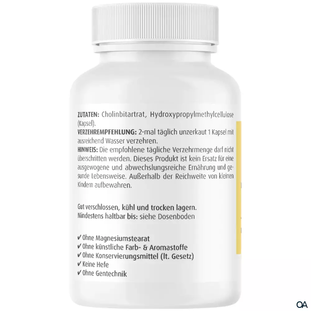 ZeinPharma Cholin Kapseln 600 mg