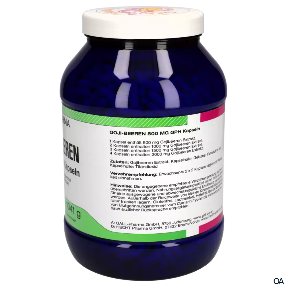Gall Pharma Goji Beeren 500 mg Kapseln