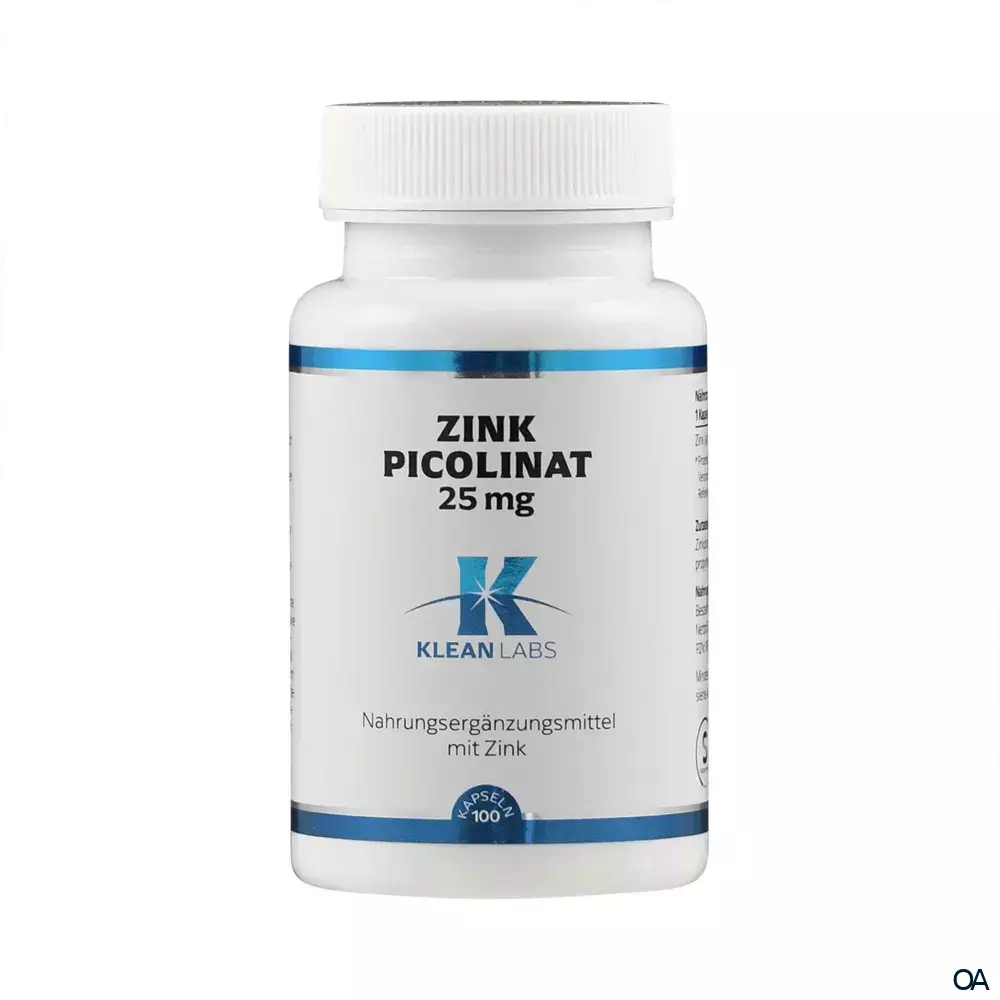 Klean Labs Zink Picolinat 25 mg Kapseln