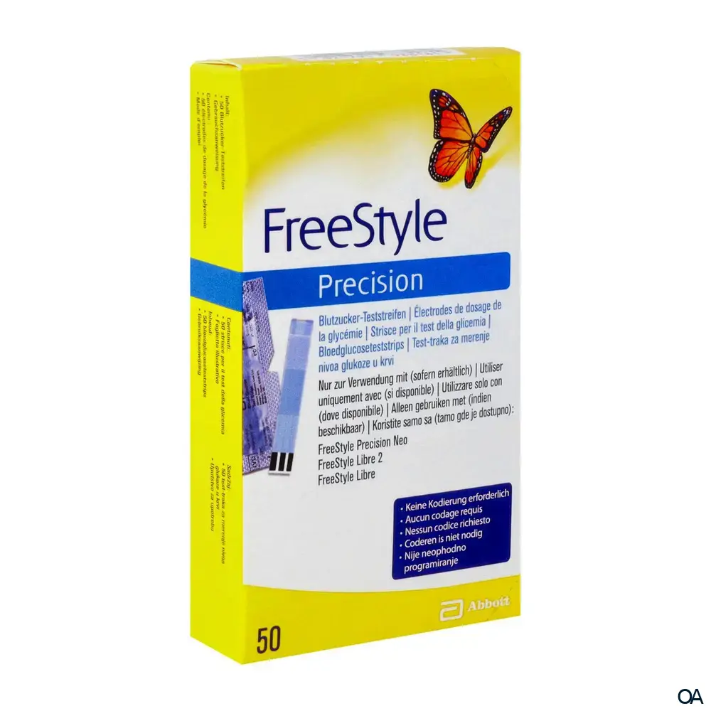 Abbott FreeStyle Precision Blutzucker-Teststreifen