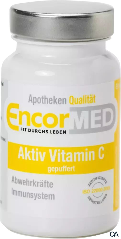 EncorMed Aktiv Vitamin C gepuffert Kapseln