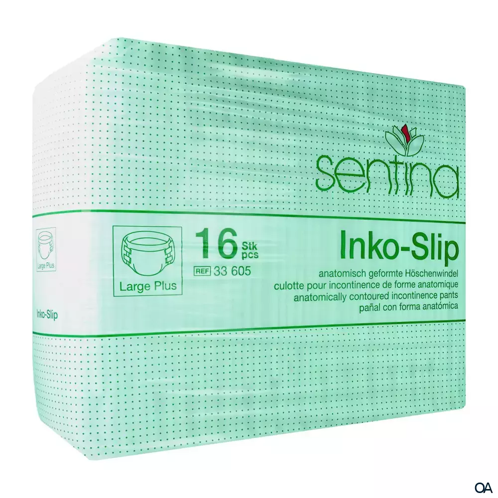 Sentina® Inko Slip anatomisch geformte Höschenwindeln - Größe: Large Plus